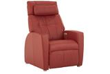 The Positive Posture Luma Garnet Leather Zero  Gravity Recliner