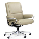 Stressless Paris Low Back Office Desk Recliner Chair by Ekornes