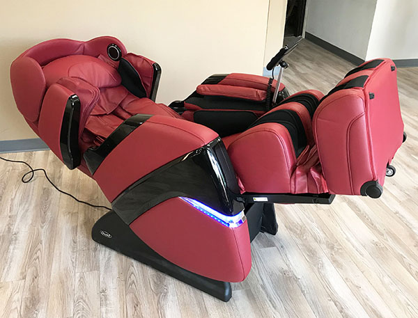 Osaki OS-3D Pro Cyber Massage Chair Recliner in Red