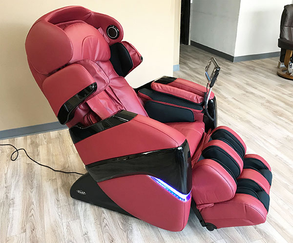 Osaki OS-3D Pro Cyber Massage Chair Recliner in Red