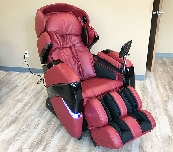 Osaki OS-3D Pro Cyber Massage Chair Recliner in Red