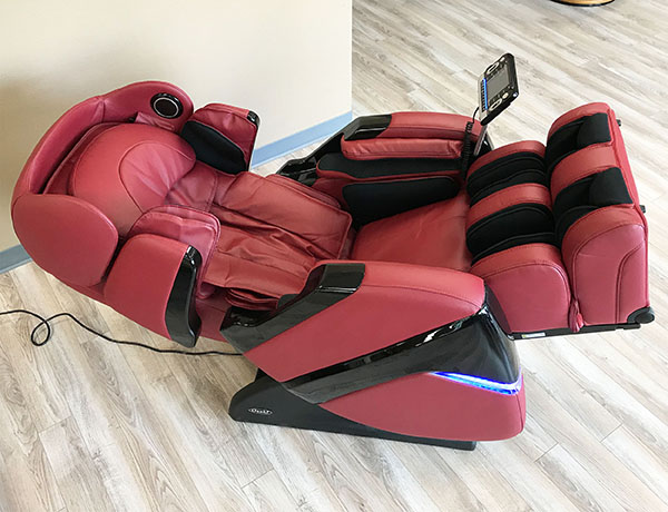 Osaki OS-3D Pro Cyber Massage Chair Recliner in Red