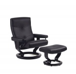 Stressless Medium Alpha Recliner with Ottoman by Ekornes